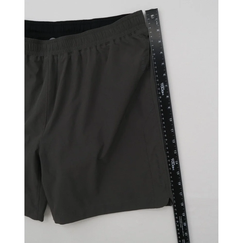 Rhone Mens Athletic‎ Training Shorts XL Dark Gray Charcoal Gym Workout Running